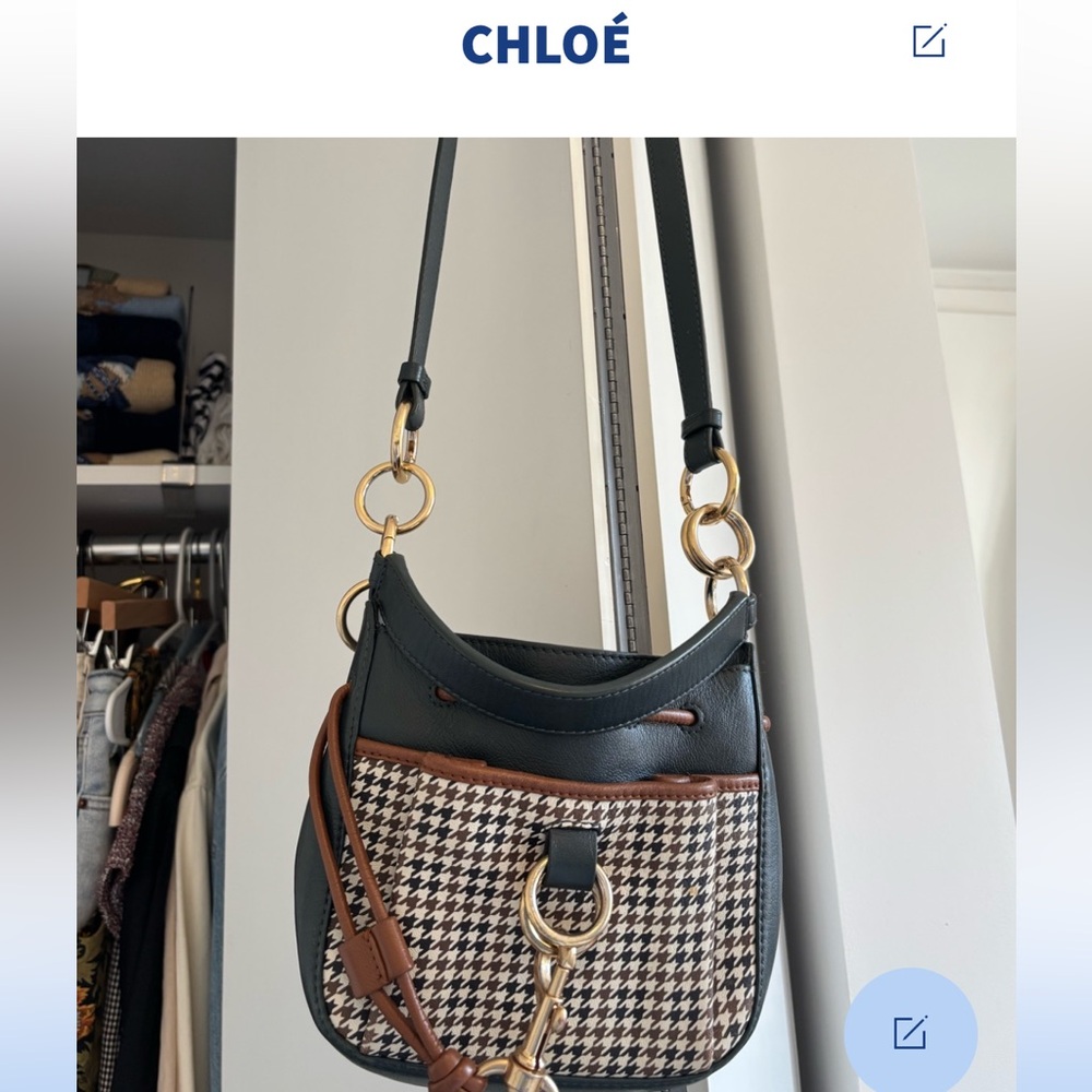 See By Chloe Black and Brown Crossbody Bag
